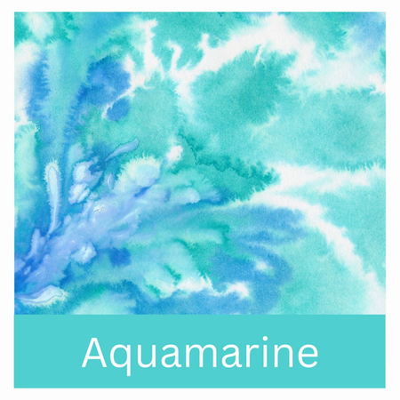 Aqua fluid watercolour artwork